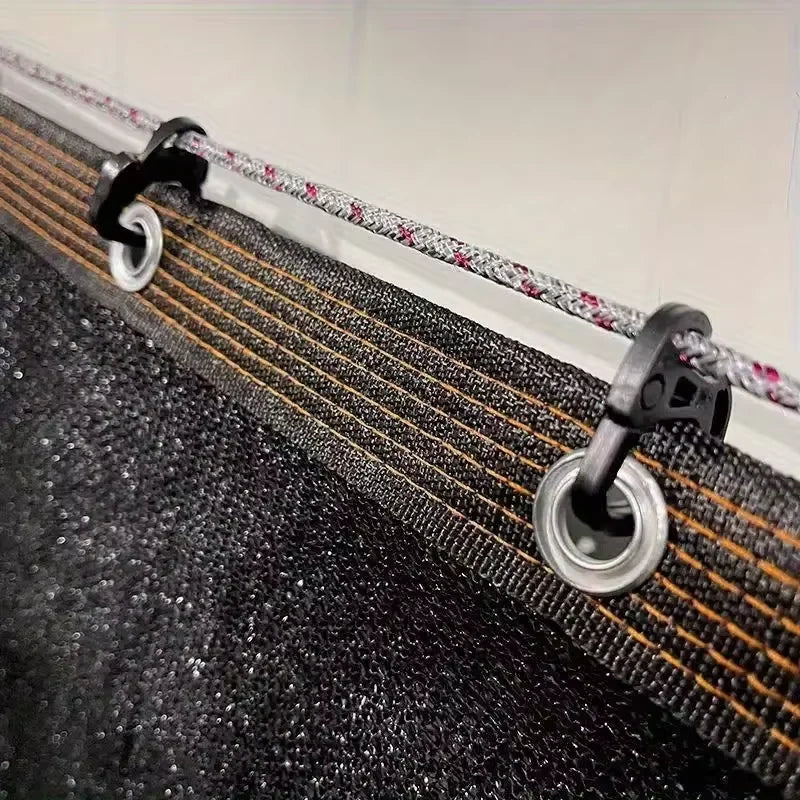 crochets noirs utilitaires attache filet extérieur jardin serre réglables portableextérieur