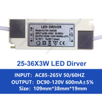 pilote led 600ma 3w 20w blanc moderne adhésif câbles certification rohs symboles sécurité