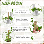 support plante grimpante fibre végétale marron clair naturelle rustique facile utiliser adhésif twine velcrointérieurextérieurbalconjardin