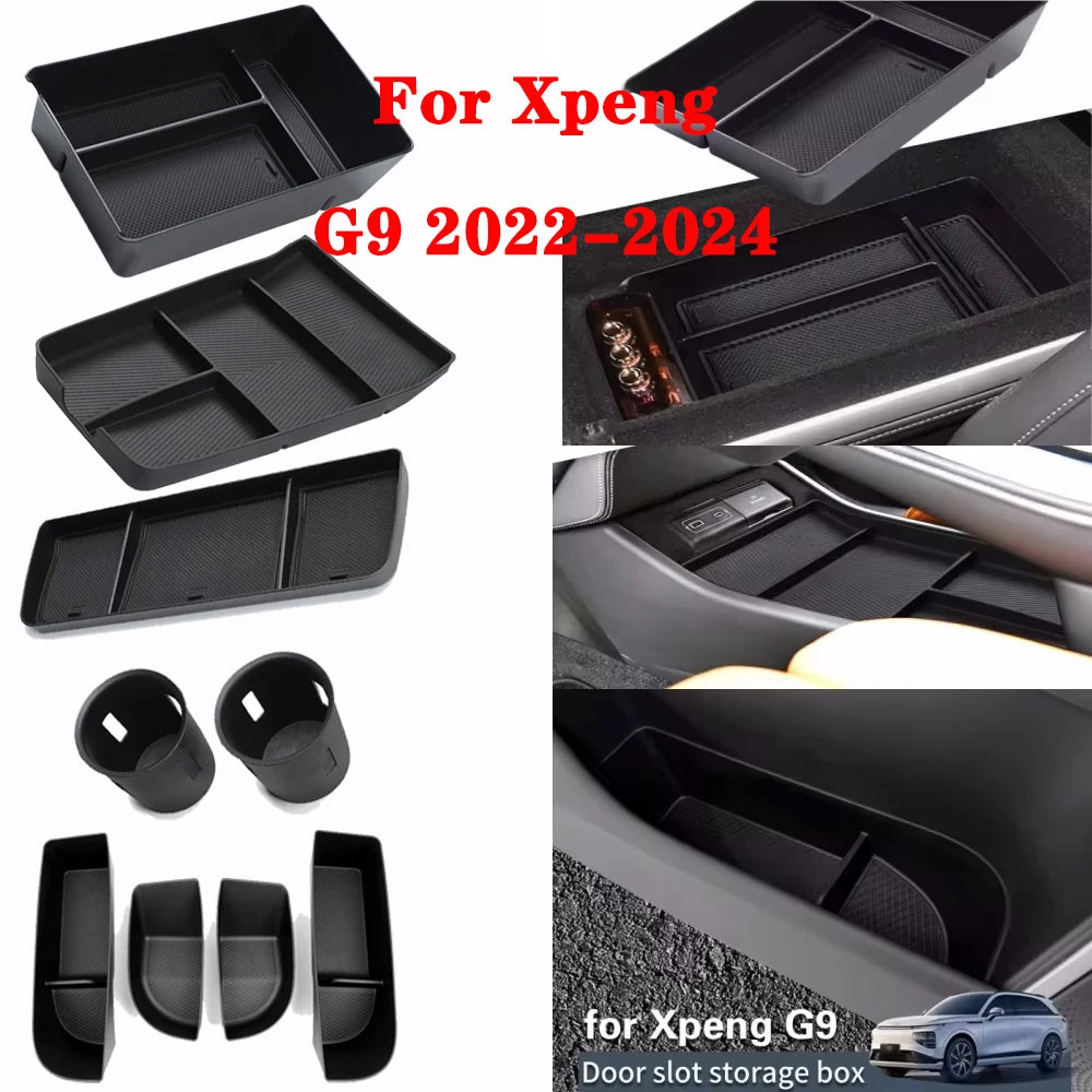 boîtes rangement voiture noir microfibre contemporain bras banquette bas tableau bord panneau contrôle porte