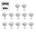 boutons lit tissu coton fin modernes rose bleu gris clair boîte rangement instructions pack