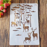 gabarit peinture floral délicat classique opaque bricolage scrapbooking journal decoration