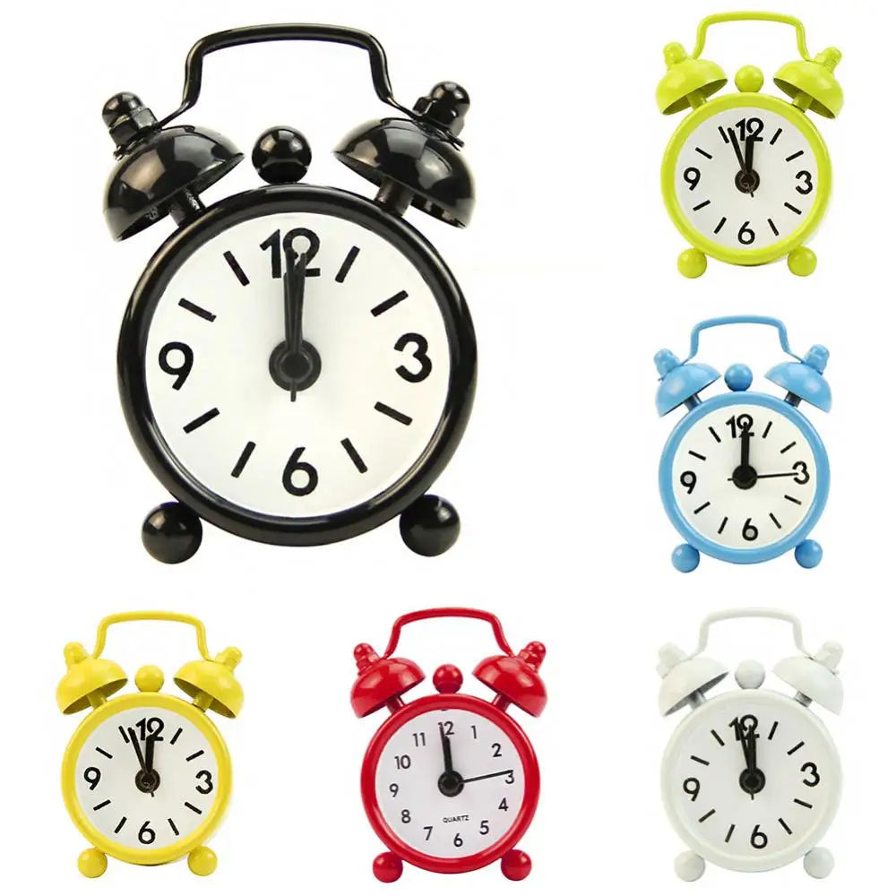 horloge réveil classique rouge jaune bleu noir simple ronde électronique numérique analogique