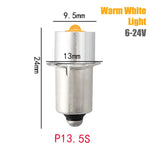ampoule led remplacement lampe torch argenté jaune lisse moderne blanc chaud pur