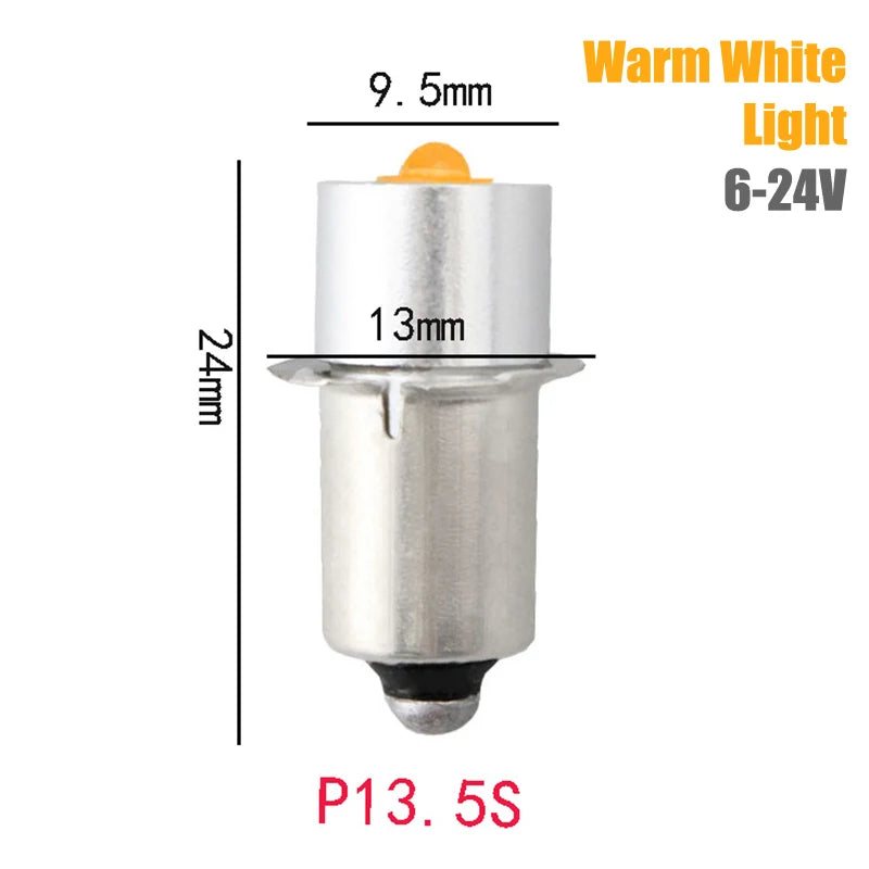 ampoule led remplacement lampe torch argenté jaune lisse moderne blanc chaud pur