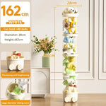 rangement jouets transparent boîte peluche réutilisable moderne enfant fixations adhésives guirlande lumineuse animaux