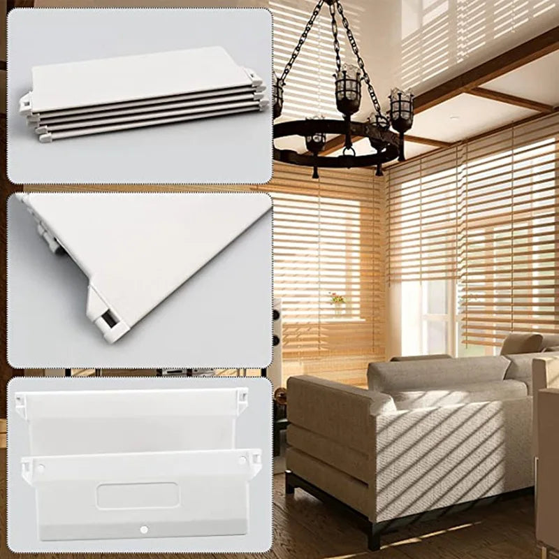 plaque plastique poids lamelles store vertical accessoire remplacement blanc moderne minimaliste extérieure