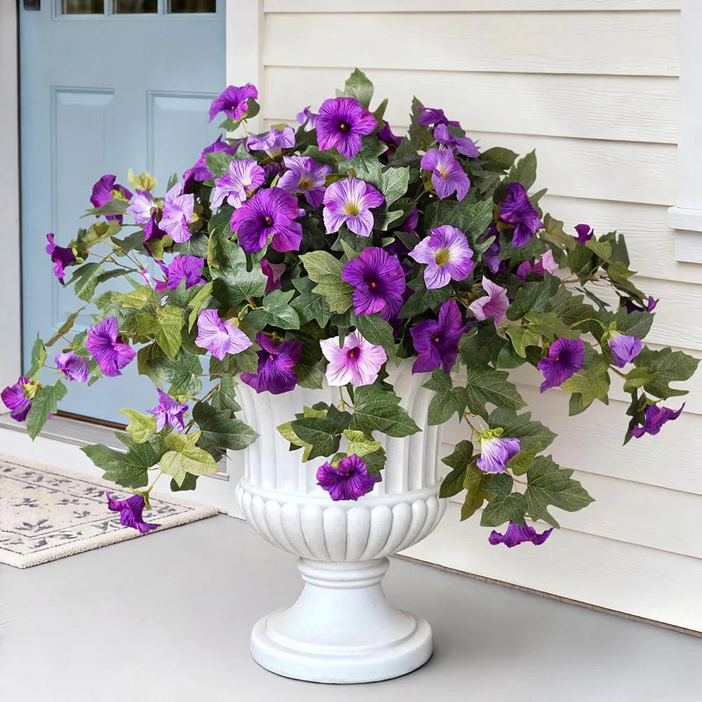 bougies fleurs artificielles rose violet blanc vert décoration jardin extérieur intérieur anniversaire mariage festif