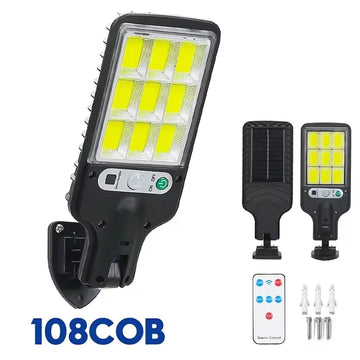 lampe solaire moderne ip65 led autoinstallation vis télécommandeextérieur noir étancheurgence