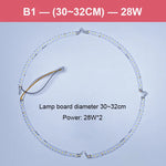 lampe led circulaire blanc moderne adhésive magnets connecteurs 45cm 30cm 41cm led haute puissance