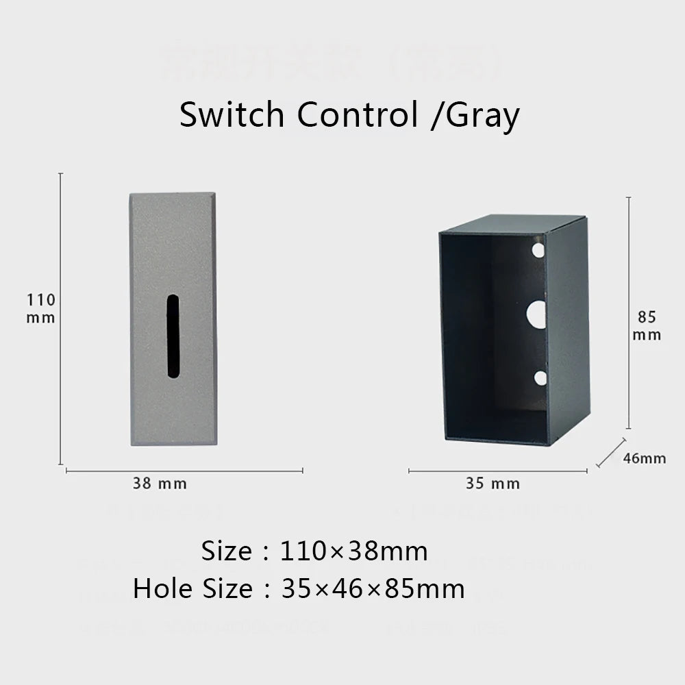 éclairage étape led moderne adhésif blanc gris noir mat 2w 3w 90v 260v