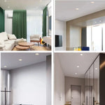 spots led 15w 12w 7w 5w antiéblouissement angle 60 degrés blanc moderne minimaliste