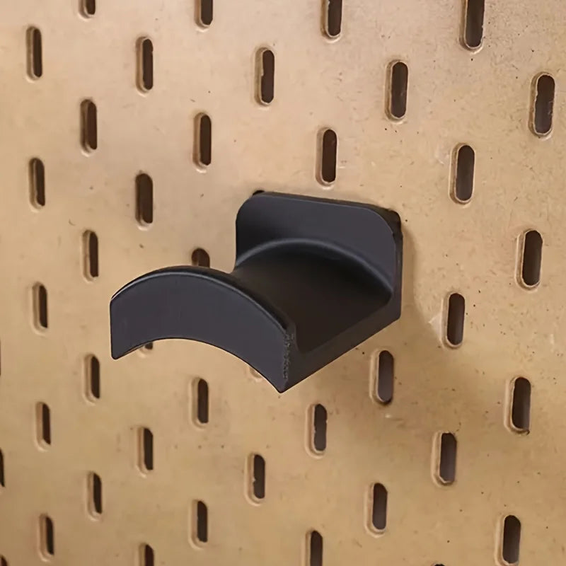 support casque noir blanc moderne adhésif organiser plastique gọn