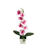 orchidées artificielles fleurs blanches roses intérieur décoration maison bouquet polyesters modernes minimalistes