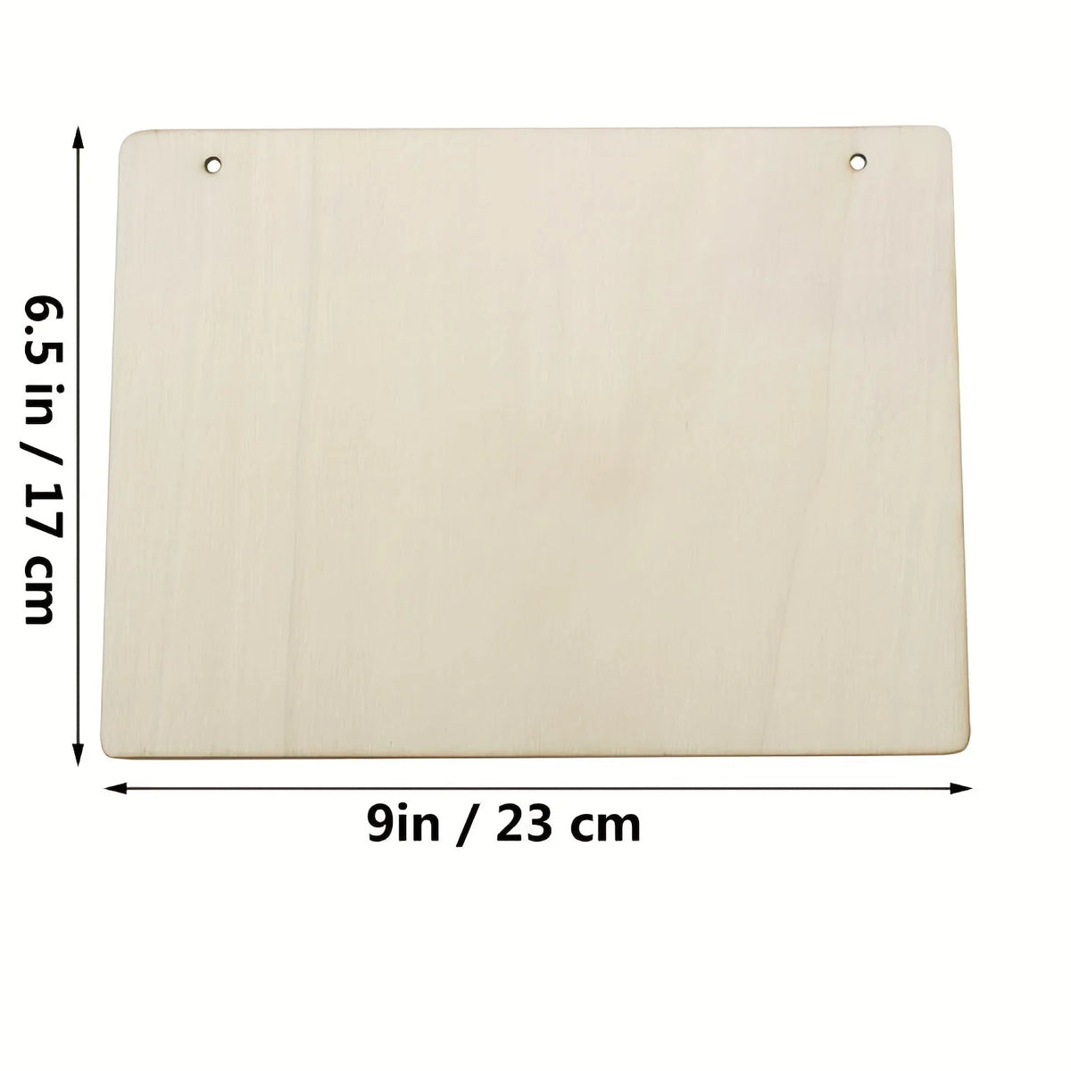 panneau décoratif bois blanc naturel minimaliste cordons suspension 17x23cm 3pcs bricolage décoration murale