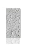 décoration murale moderne pierre lunaire relief cratères gris noir blanc minimaliste 120x60cm