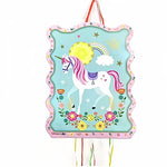 piñata décoration anniversaire enfant licorne dinosaure ruban colorée thème festif