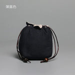 sac thé coton réutilisable bleu gris vert marron beige rouge rose noir imprimé chinois