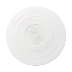 tapis antidérapant silicone protection disque vinyle plateau turntable diamètre 31cm blanc noir