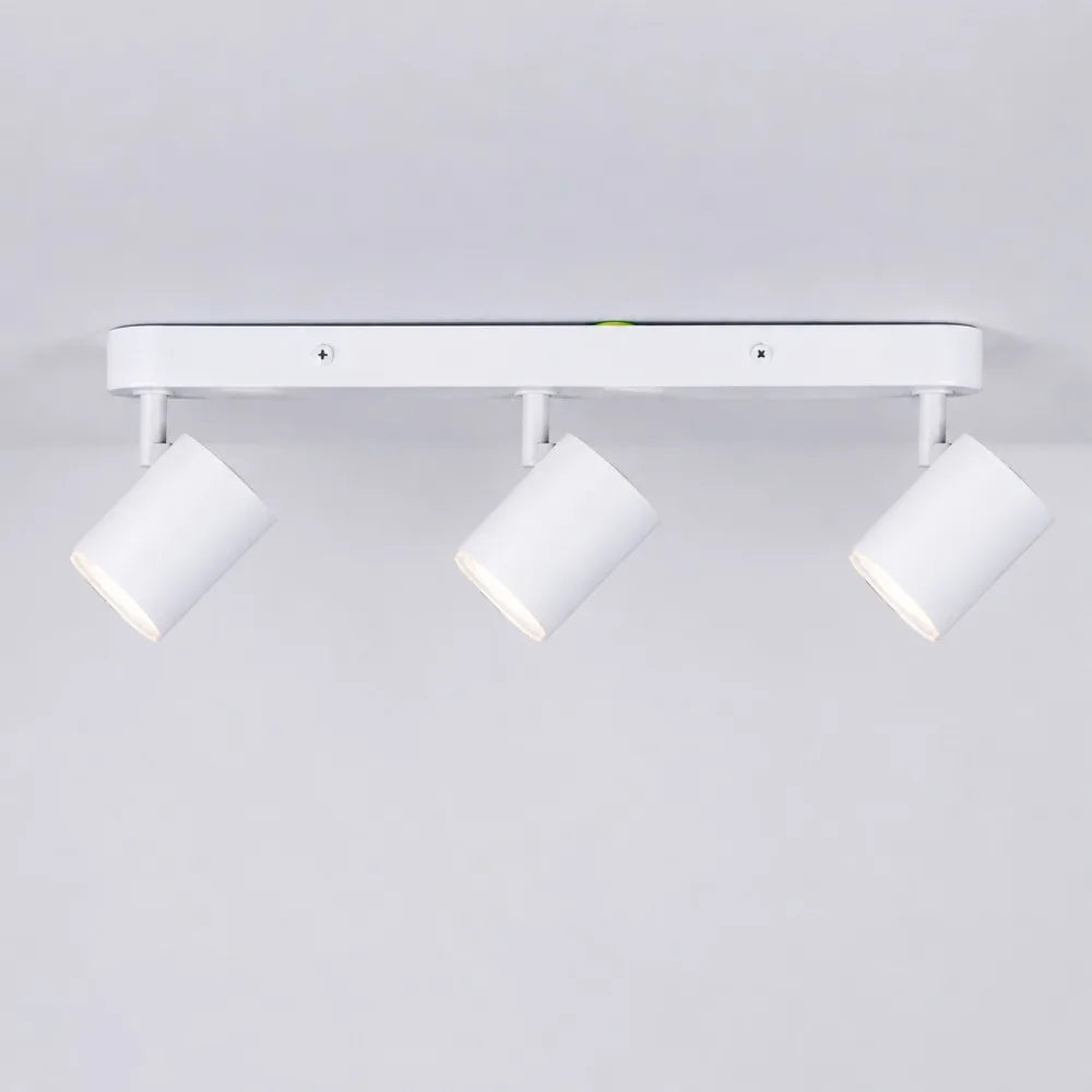Spot moderne noir fixé plaque bras ajustables LED GU10 90260V(toucher ON/OFF)
