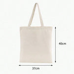 sac main toile coton pliable multi usages personnalisable grande capacité couleur beige simple respectueux