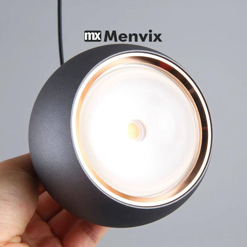 luminaire suspendu moderne noir doré opaque mat éclairage salon chambre coucher