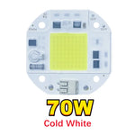 Chip LED COB 50W 70W 100W blanc orange full spectrum connecteurs solderless modernes