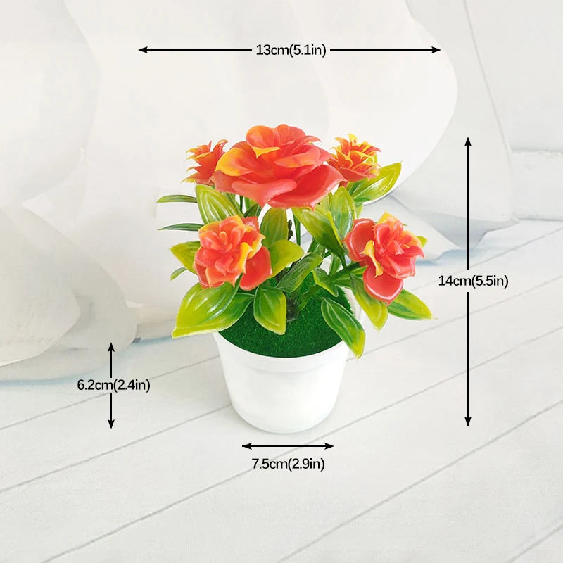 plantes artificielles vertes pot feuilles simples moderne décoration intérieure table ordinateur