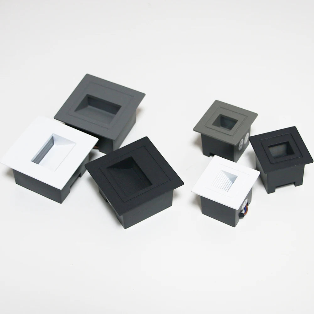 plaque lumière led moderne blanc noir gris adhésif minimalisteintérieur éclairage