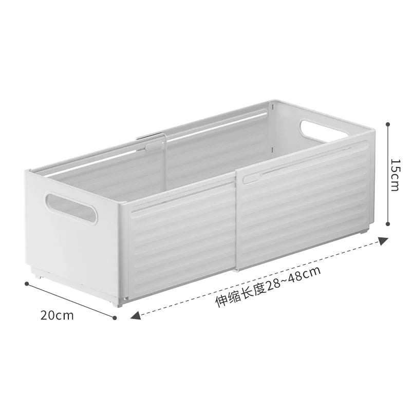 boîtes rangement beiges rayures modernes clips poignées pliables tiroirs cuisine