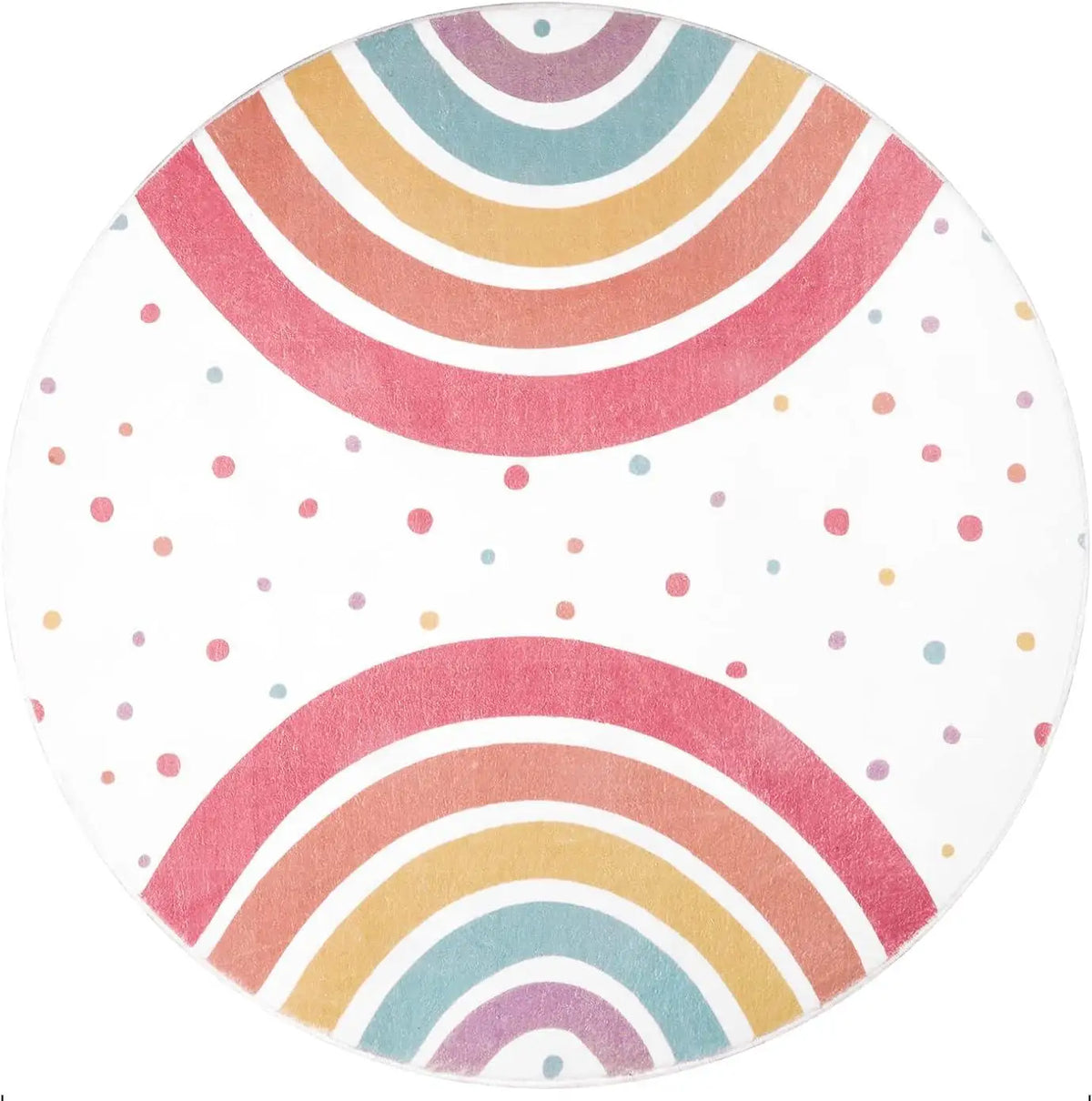 tapis rond moderne coloré antidérapant polygone floral 40x40cm 80x80cm 120x120cm chambre salon enfants adultes