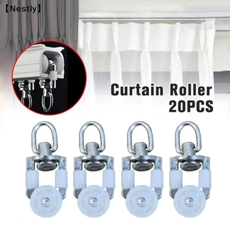 rideaux rouleaux argent blanc modernes anneaux métalliques ensemble vingt opaques chambre maison