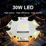 lampe poche rechargeable led laser 30w zoom portable camping hunting fishing