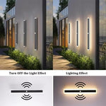 lampe extérieure moderne led rechargeable noir blanc capteur mouvement 110 240v