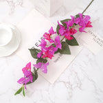 guirlande artificielle bougainvilliers rose vif fleurs feuilles moderne décoration extérieure anniversaire exposition