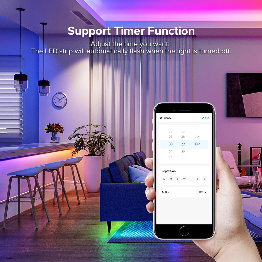 contrôleur led wifi bluetooth 5ch pwm rgbw ws2812 ws2811 sk6812 20m distance modernes