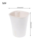 pots fleurs autoarrosants blanc rose moderne minimaliste trou