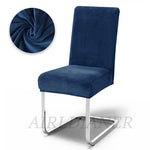 housses chaise velours gris moderne adhésif protection polyester élasthanne chaise banquet mariage plage fauteuil