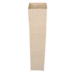 abat jour papier beige rayures modernes élégants clips métalliques doux lumière décoration maison