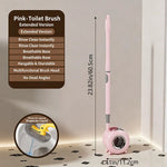 brosse wc murale canard jaune poils gris moderne salle bain ventouse sans angle mort