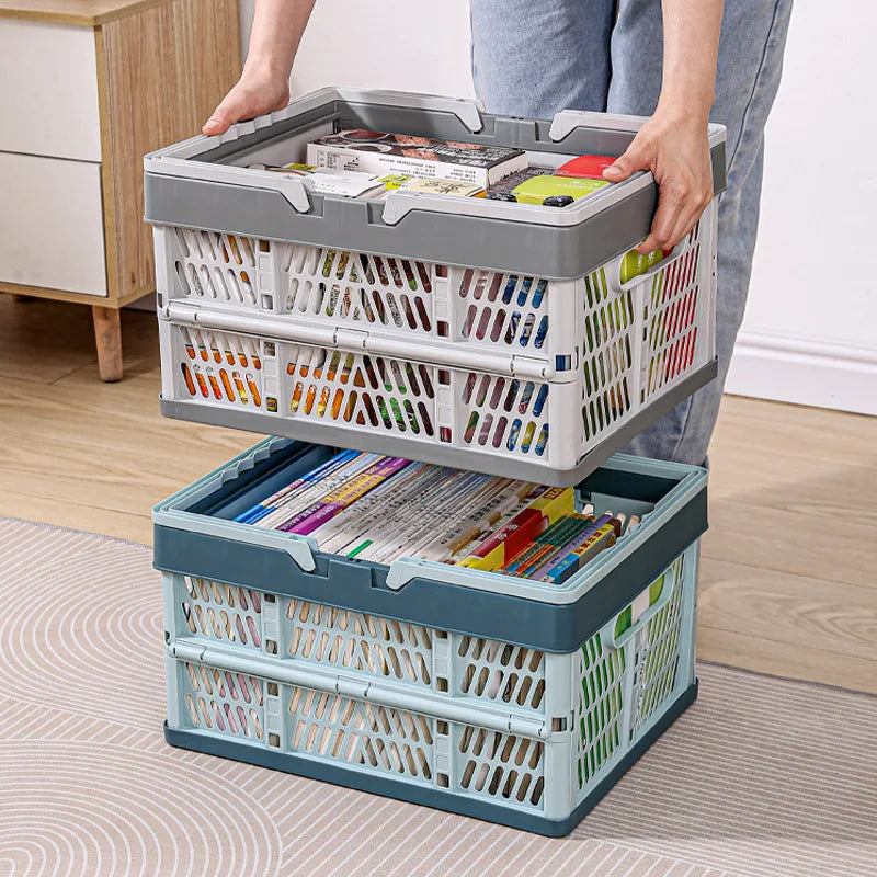 panier pliable multifonctionnel gris rose clair utilisation multiple respectueux environnement picnique shopping pliable moderne
