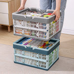 panier pliable multifonctionnel gris rose clair utilisation multiple respectueux environnement picnique shopping pliable moderne