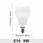 lot ampoules led blanches culot e27 moderne éclairage intérieur salon maison blanc chaud