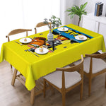 nappe table bleu marine logo ricard moderne imperméable résistance taches 66x183cm