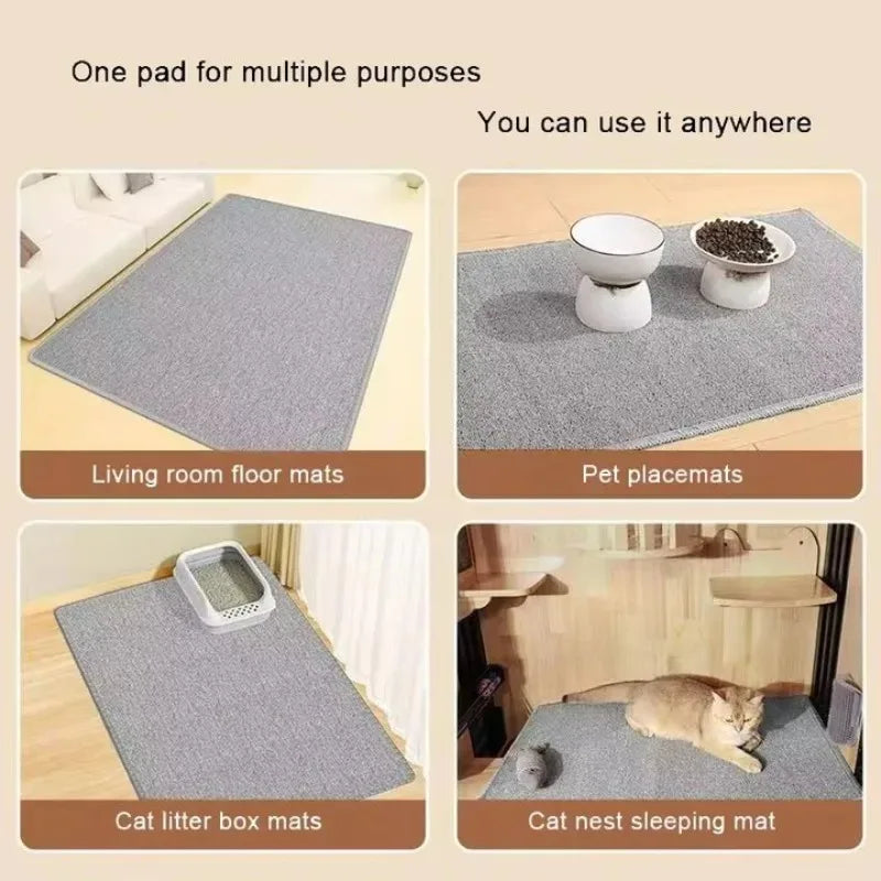 tapis anti griffes chat tissu adhésif protection canapé moderne gris beige adjustable