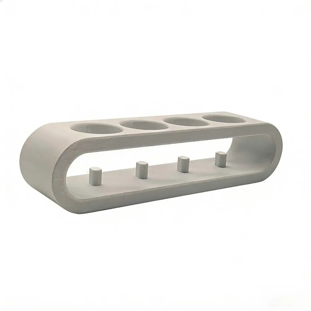 porte brosses dents eléctroniques trous brosse manuelle moderne blanc noir