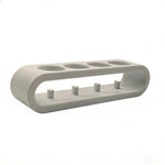 porte brosses dents eléctroniques trous brosse manuelle moderne blanc noir
