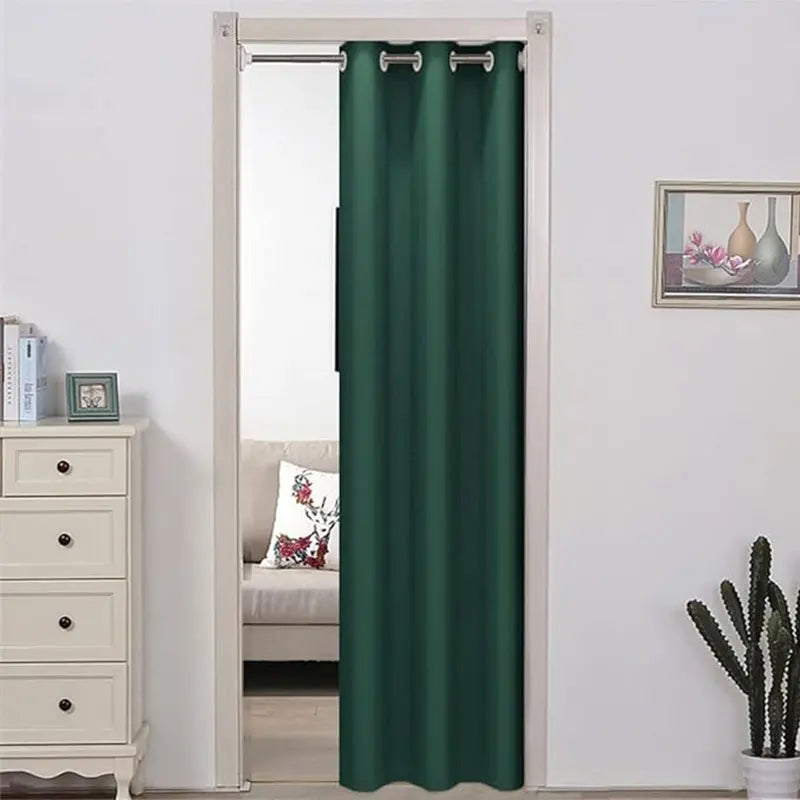 rideau moderne uni polyester opaque gris vert violet orange maison hospitalité