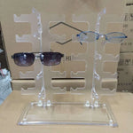présentoir moderne lunettes clips acrylique niveaux rangement opticien