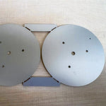plaque led rectangulaire blanc mat diodes smd 48 18w 6000k moderne 120mm